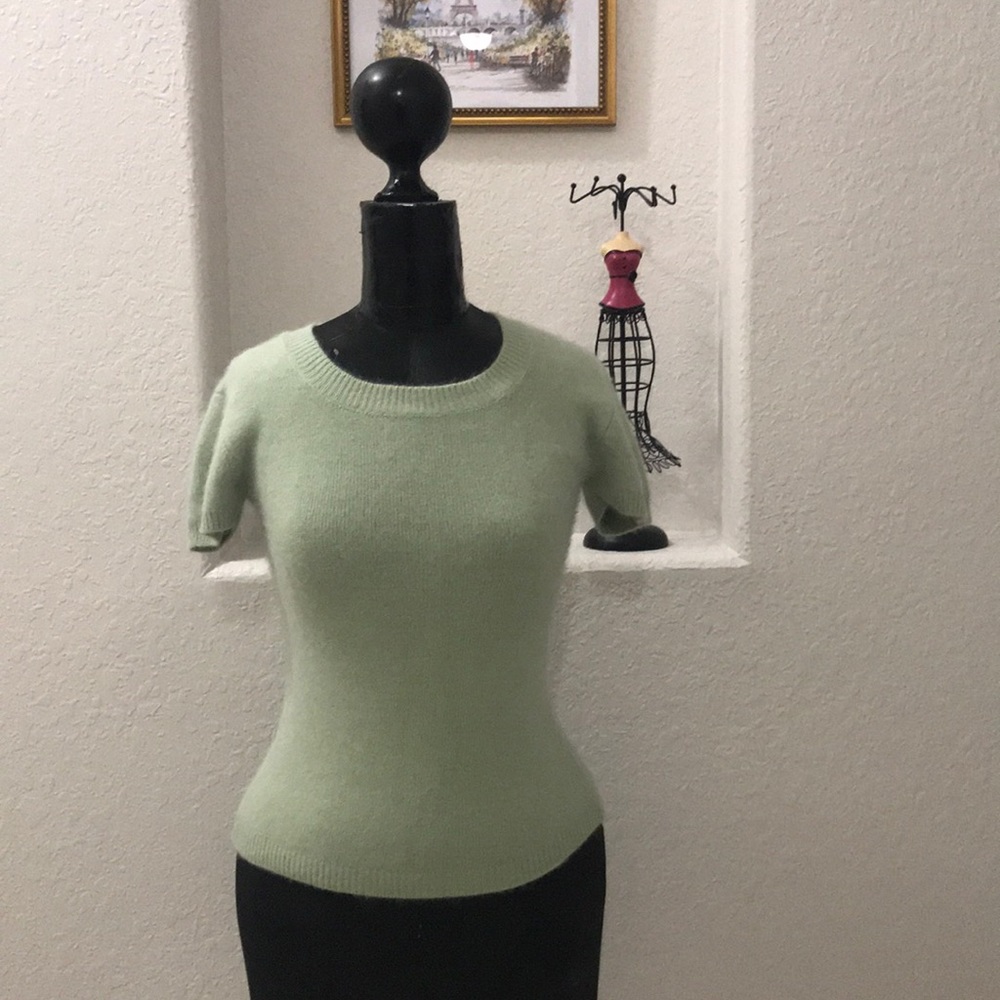 Angora shirt (mint green)